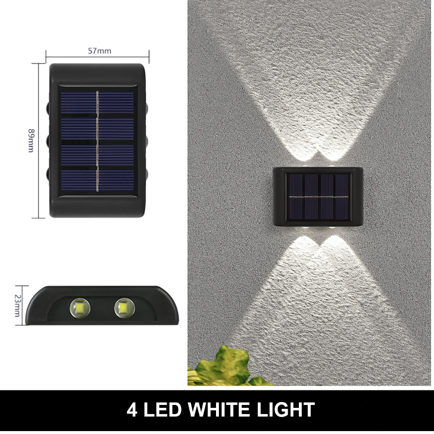 Solar Wandleuchte Außenbereich