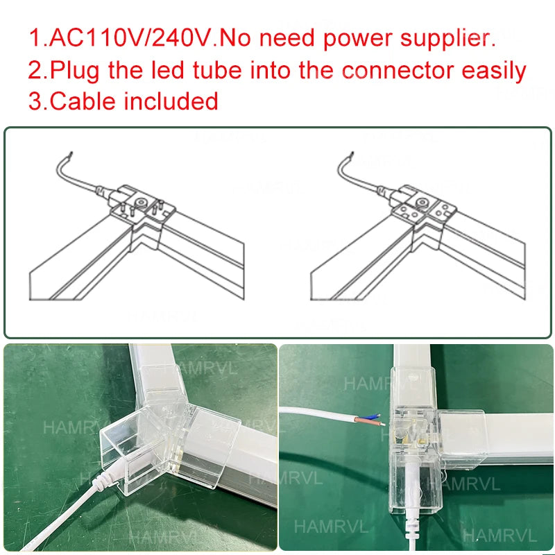 Hexagon Lights lamp 110V-240V Led Tube Honeycomb Ceiling Lighting For Auto Car Body Repair Led Workshop With Border