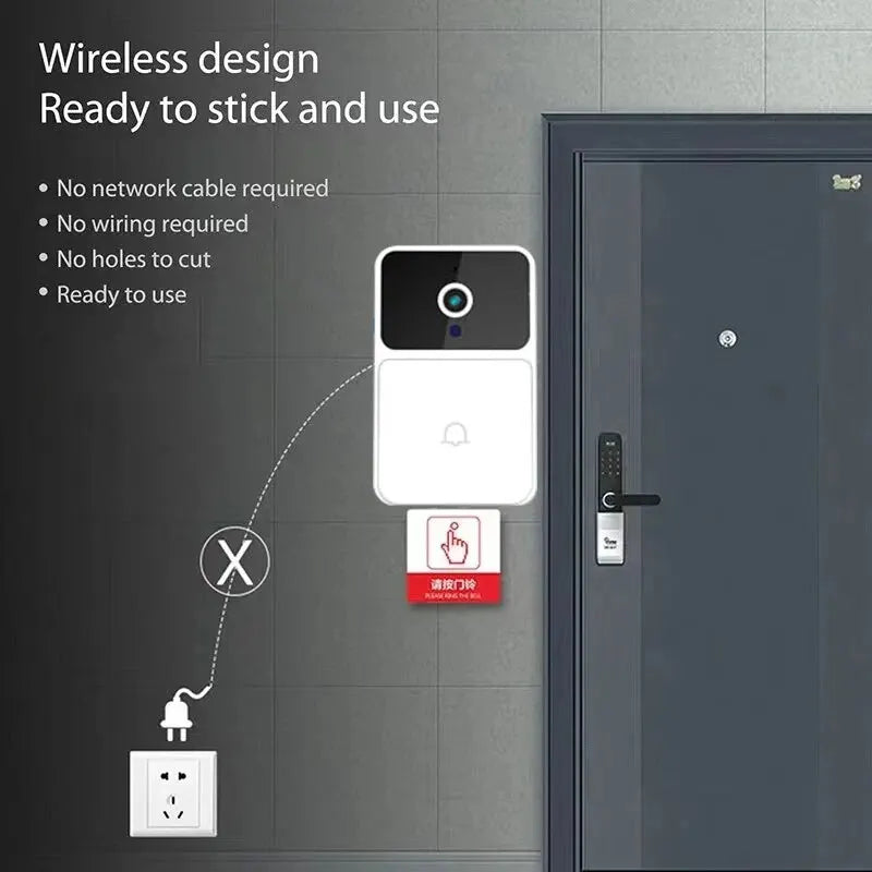 Wifi Videotürklingel Kamera drahtlose Nachtsicht smart home Sicherheit hd Tür Glocke zweiweg intercom Sprachwechsel