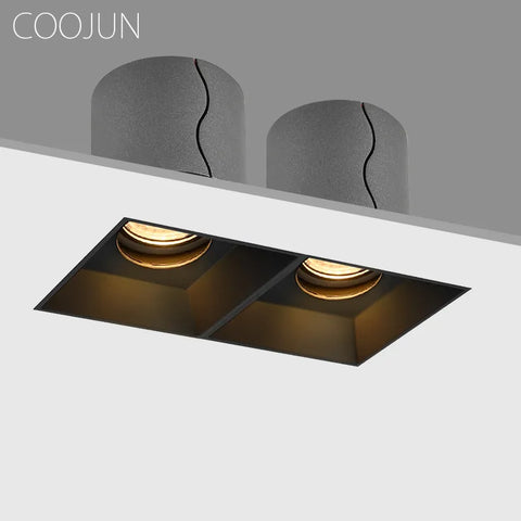 COOJUN LED Einbaudownlight rahmenlos, abnehmbares u. austauschbare Modul, Spotlight