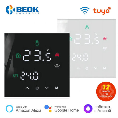 Beok Tuya Smart Home Wifi Raumthermost digital, Alexa und Tuya fähig!