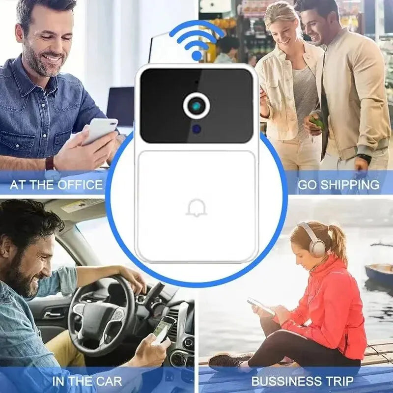 Wifi Videotürklingel Kamera drahtlose Nachtsicht smart home Sicherheit hd Tür Glocke zweiweg intercom Sprachwechsel